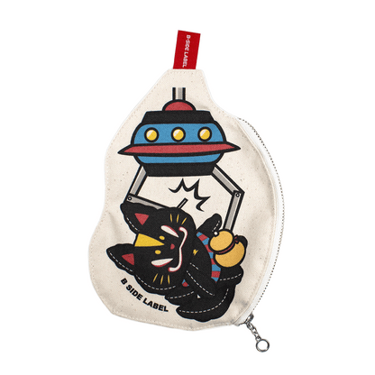 (ゲーセン企画)おいなり黒糖ぬいぐるみクレーン/ファスナーポーチ