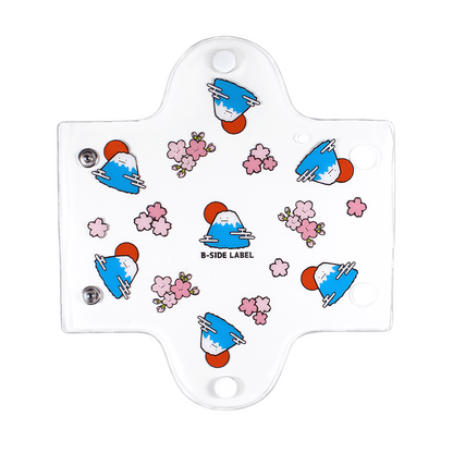 (真顔ジャパン)遊真顔富士山と桜/PVCケース