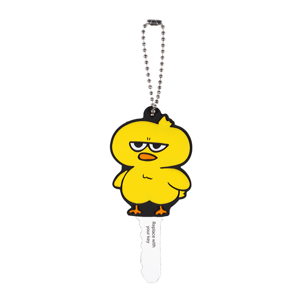 ジト目ひよこ/ラバーキーケース