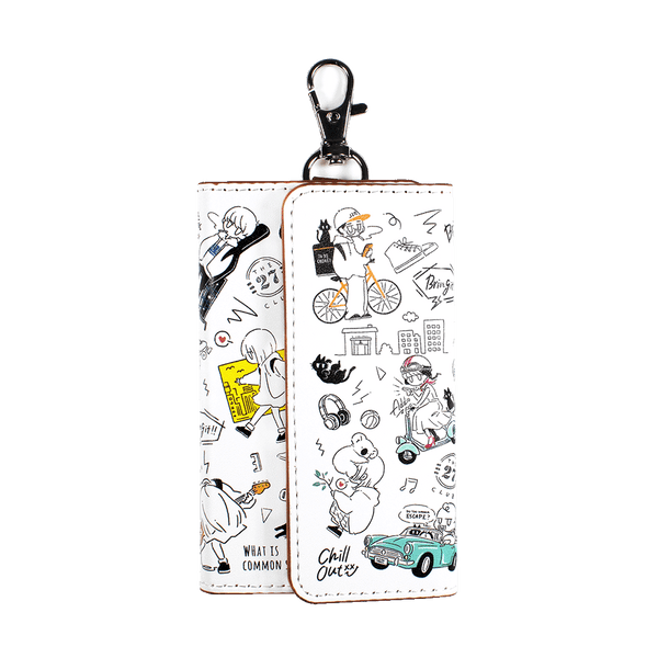 デフォルメ/PUレザーキーケース