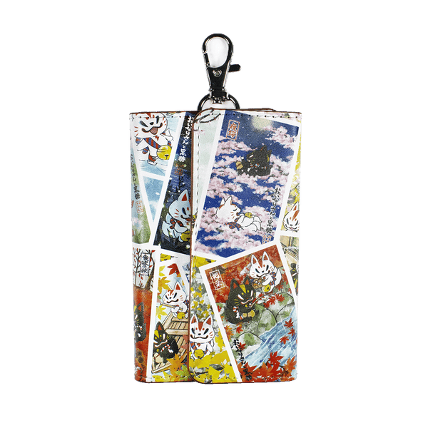 おいなり/PUレザーキーケース