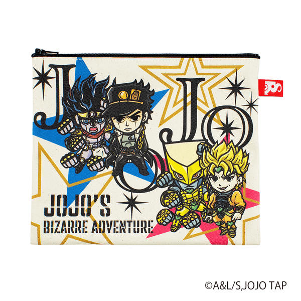 (ジョジョの奇妙な冒険)承太郎＆DIO/スクエアポーチ