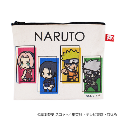 (NARUTO)ナルト・サクラ・サスケ・カカシ/スクエアポーチ