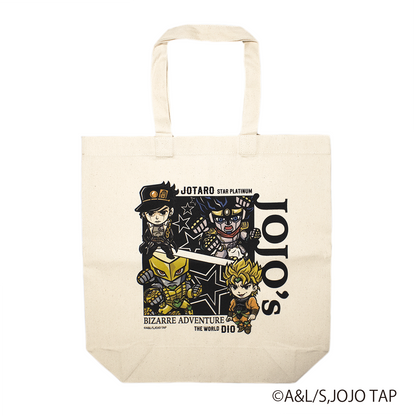 (ジョジョの奇妙な冒険)承太郎＆DIO/トートバッグ