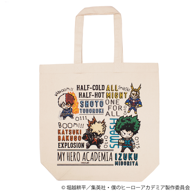 ヒロアカ　Tシャツ トートバッグ ヒロアカ)ヒーロー集合/トートバッグ – B-SIDE LABEL