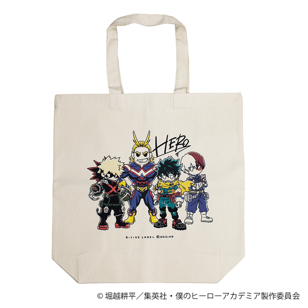 (ヒロアカ)デフォルメヒーロー集合/トートバッグ