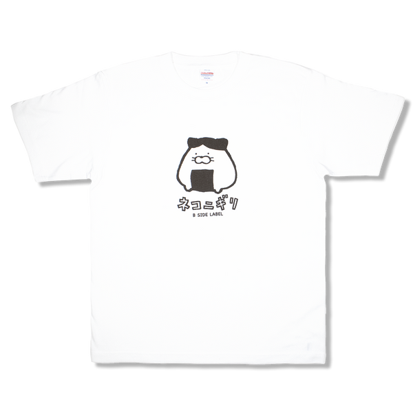 ねこにぎり(白)/Tシャツ
