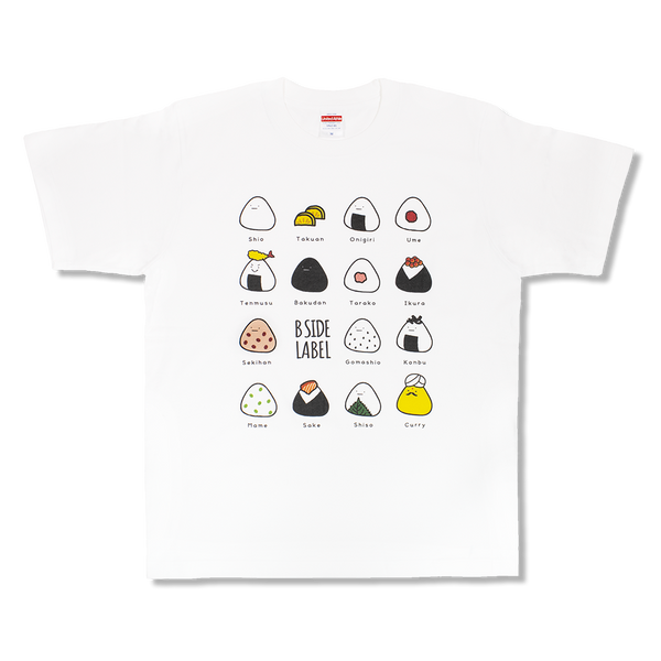 おにぎり集合(白)/Tシャツ