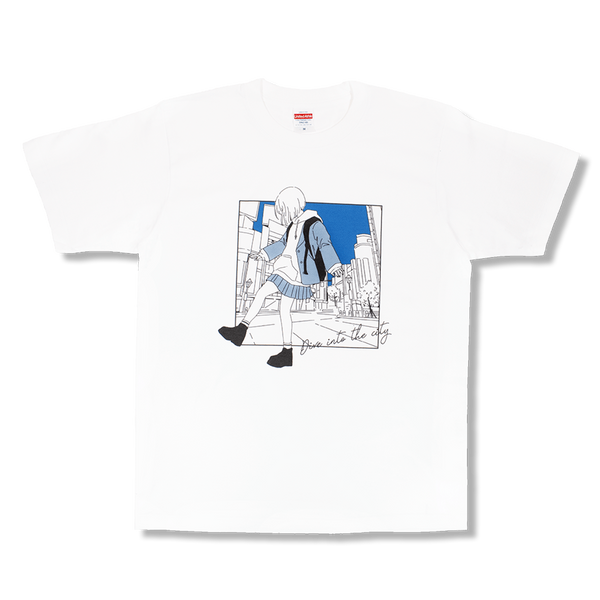 Dive into the city(白)/Tシャツ