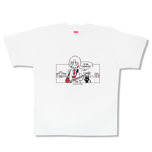 デフォルメちゃんギター(白)/Tシャツ