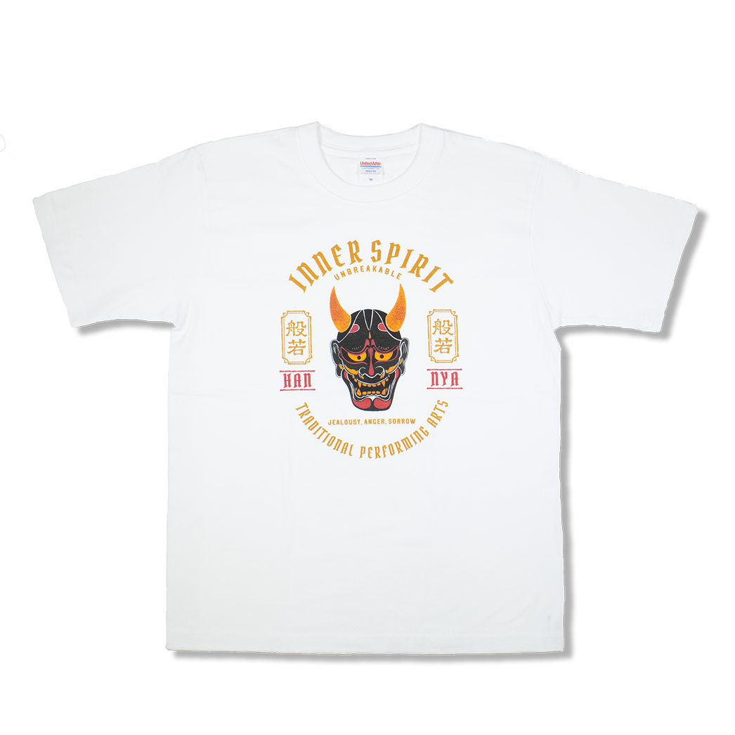般若お面(白)/Tシャツ