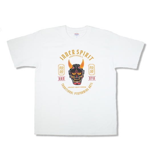 般若お面(白)/Tシャツ
