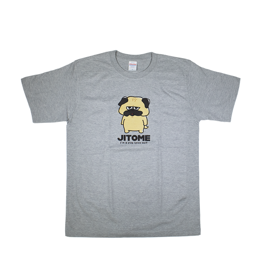 ジト目犬(グレー)/Tシャツ