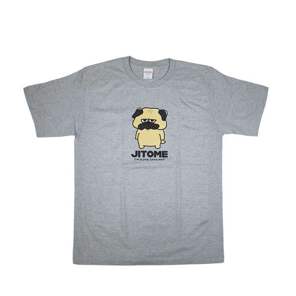 ジト目犬(グレー)/Tシャツ