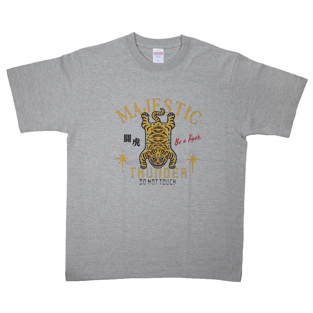 Tiger(グレー)/Tシャツ