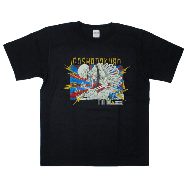 餓者髑髏のあ　904545天板金網 餓者髑髏(黒)/Tシャツ – B-SIDE LABEL