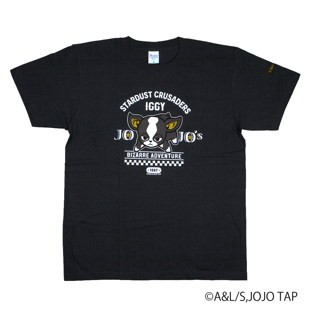 (ジョジョの奇妙な冒険)イギー(黒)/Tシャツ