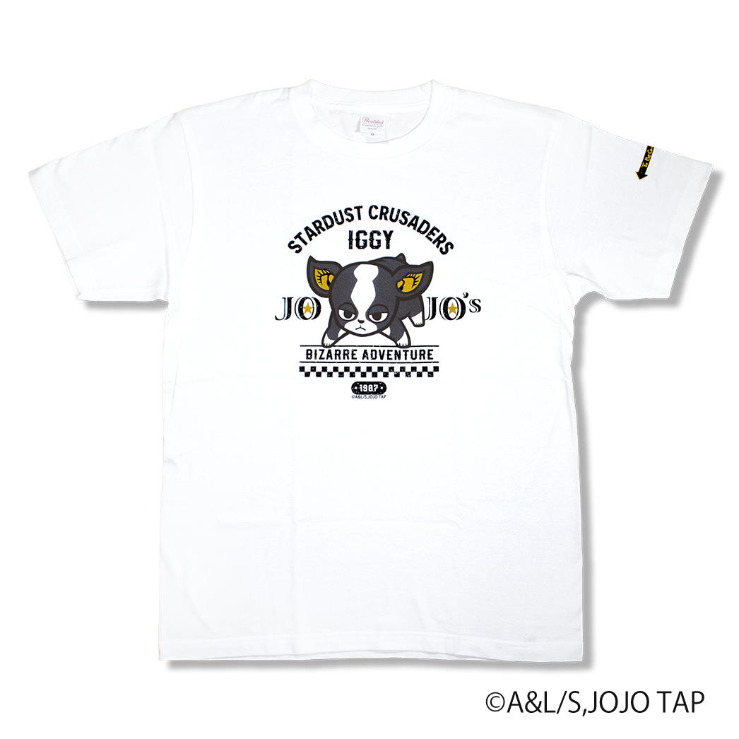 (ジョジョの奇妙な冒険)イギー(白)/Tシャツ