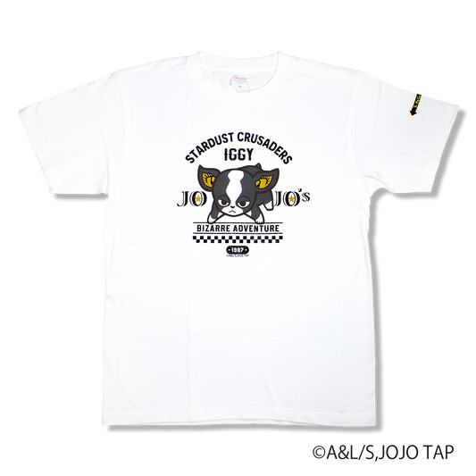 (ジョジョの奇妙な冒険)イギー(白)/Tシャツ