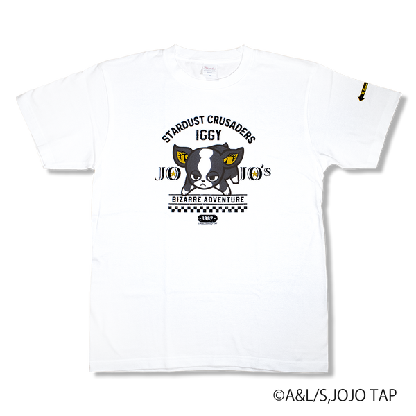 (ジョジョの奇妙な冒険)イギー(白)/Tシャツ