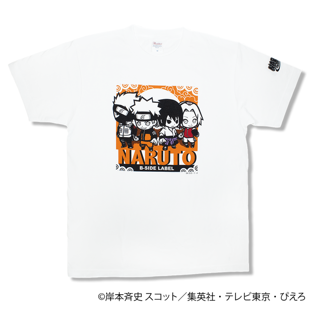 NARUTO)ナルト・サスケ・サクラ・カカシ(白)/Tシャツ – B-SIDE LABEL