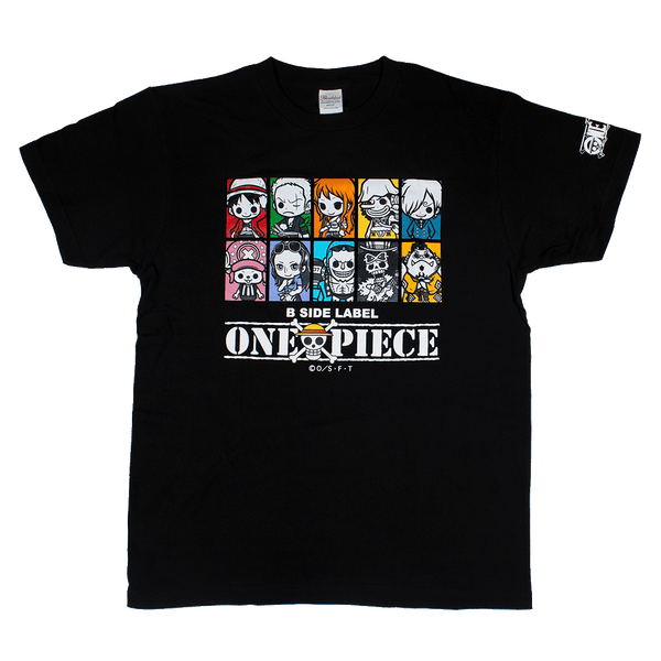 (ワンピース)麦わらの一味(黒)/Tシャツ