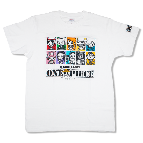 (ワンピース)麦わらの一味(白)/Tシャツ