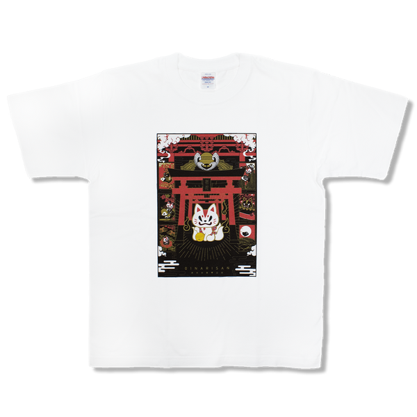 おいなり鳥居(白)/Tシャツ