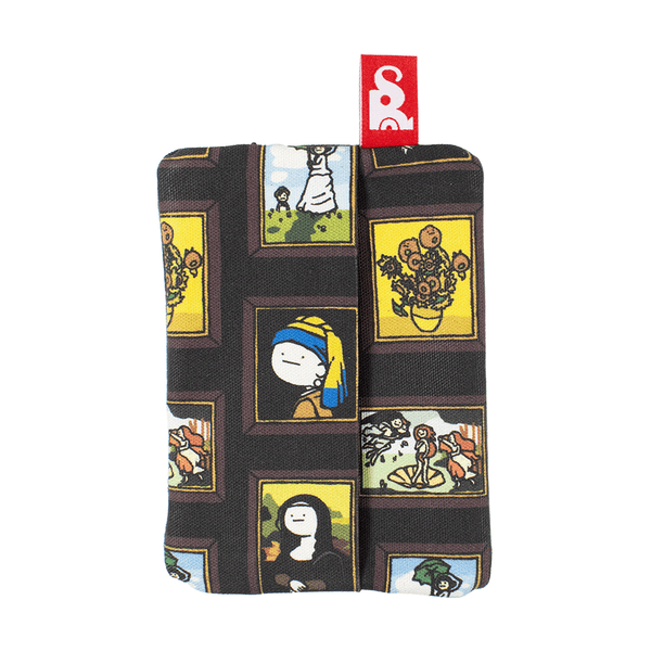 真顔絵画集合/ティッシュポーチ