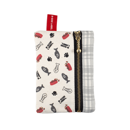 鋭目ネコ3匹/ティッシュポーチ