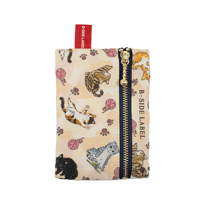 にゃんポ〜ズ集合/ティッシュポーチ