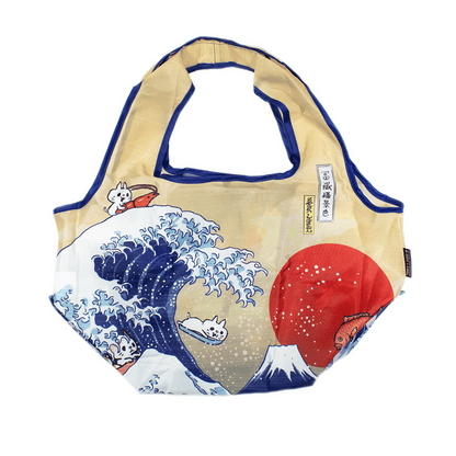 ネコ冨嶽三十六景/2wayショッピングバッグ