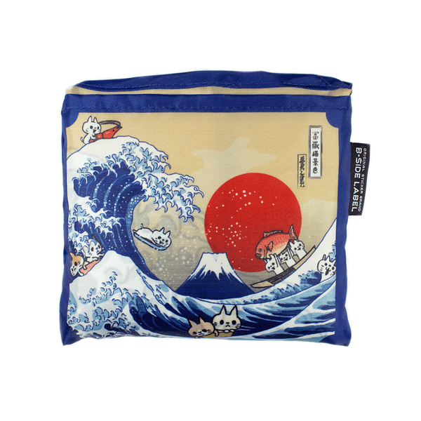 ネコ冨嶽三十六景/2wayショッピングバッグ