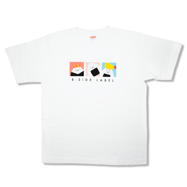 3カラーおにぎり(白)/Tシャツ