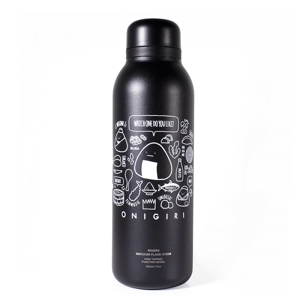 おにぎり屋/水筒(ブラック)