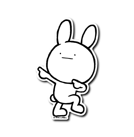 真顔ランニングダンス(ウサギ)