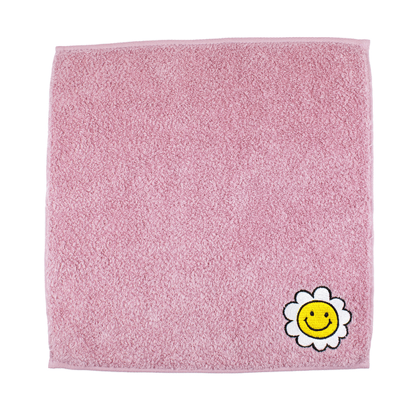 スマイルフラワー/今治刺繍タオル