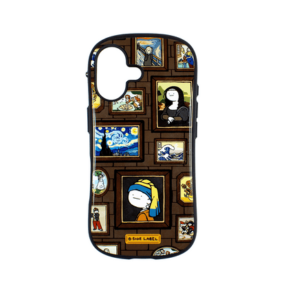 B-SIDE LABEL×iFace First Class MagSynq スマホケース まがお名画/iPhone 17対応ケース