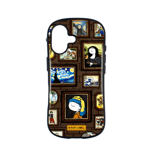 B-SIDE LABEL×iFace First Class MagSynq スマホケース まがお名画/iPhone 17対応ケース