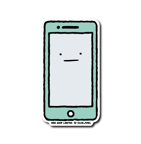 WEBSHOP限定真顔スマホ