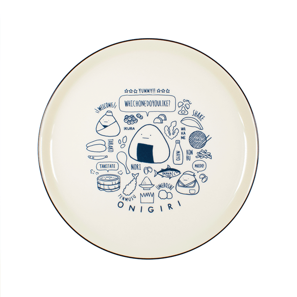 まがおじるしのおにぎり屋さん/プレート