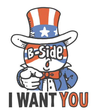 B-SIDE LABEL I WANT YOU
