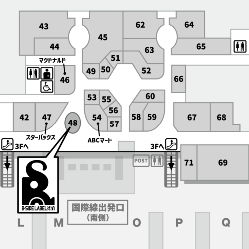 B-SIDE LABEL SKY 周辺マップ