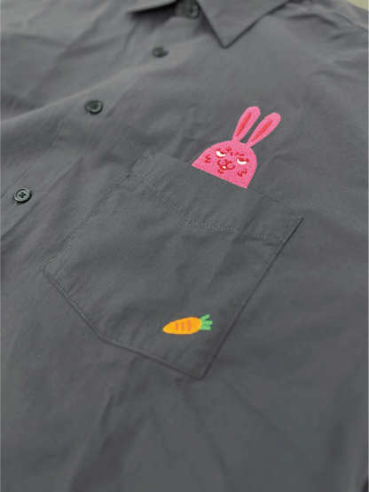 ミステリアス/刺繍シャツ