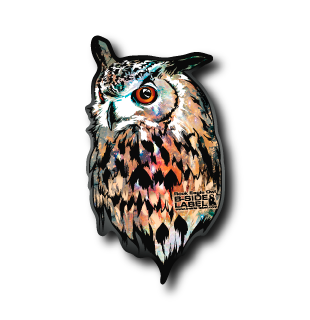 ミミズク頭(黒)
