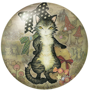 ビスケットネコ/BIG缶バッジ