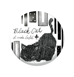 クローバーネコ/小缶バッジ