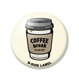 カップコーヒー/小缶バッジ