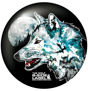 狼頭/BIG缶バッジ