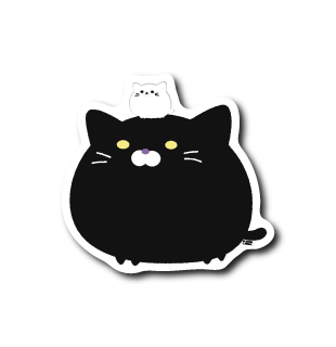黒猫と白猫